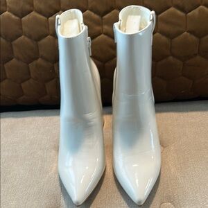 White Ankle Boots